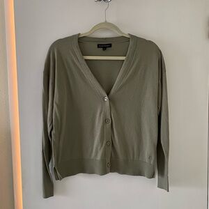 Banana Republic Sage Cardigan Button Up Sweater Medium